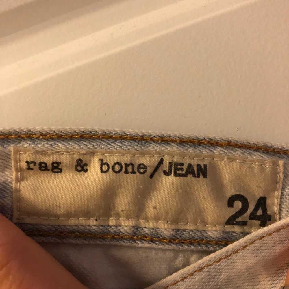 Rag & Bone Acid Wash Boyfriend Jeans